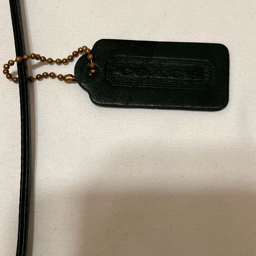 Vintage Coach Green Everette Leather Crossbody Bag Style No 9934 RARE GREEN - Picture 11 of 15